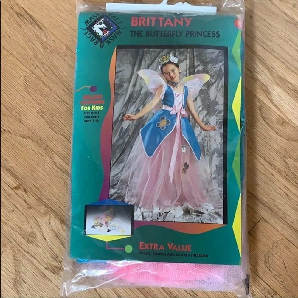 Brittany Deluxe Butterfly Princess Costume
